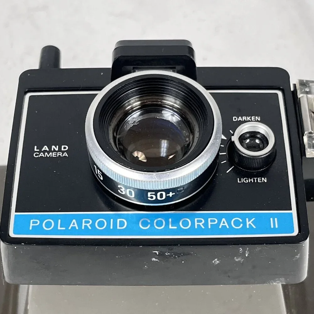 Vintage‎ Polaroid ColorPack II Land Camera With Case Works!